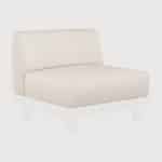 Ethnicraft Zitkussen Monocle t.b.v. 1-zits Modulaire Loungeset Monocle - Wit