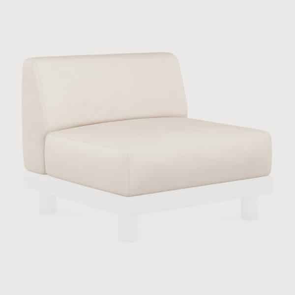 Ethnicraft Zitkussen Monocle t.b.v. 1-zits Modulaire Loungeset Monocle - Wit