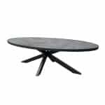 Foxton dining tafel ovaal midnight grey 241 x 116 cm Oosterik Home - Oosterik home