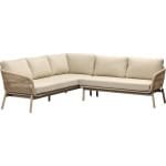 Goossens Loungeset Sorrento bruin, buitenstof,