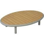 Goossens Salontafel Voor Buiten Catch Of The Day, Ovaal 125x85 cm