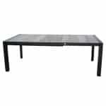 Harrisburg uitschuifbare dining tafel midnight grey L 154 - 214 x D 90.5 x H 74 cm Oosterik Home - Oosterik home