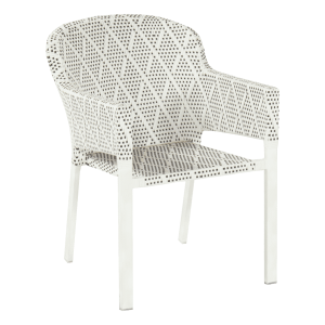 Hartman Tuinstoel 'Kelly' Wicker, kleur Wit