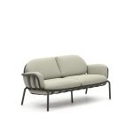 Kave Home 2-zits Tuinbank 'Joncols' kleur Beige/Antraciet