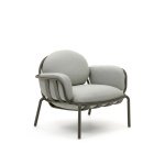 Kave Home Outdoor Fauteuil 'Joncols' kleur Grijs/Groen