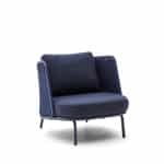 Kave Home Outdoor Fauteuil 'Sedalis' Touw, kleur Donkerblauw