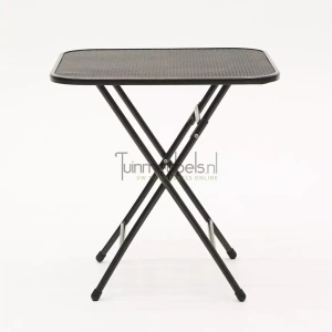 Klaptafel strekmetaal Grijs 80x80cm