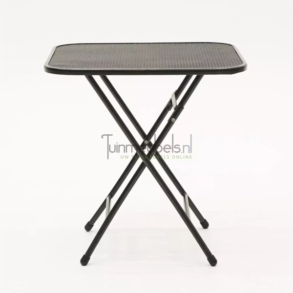 Klaptafel strekmetaal Grijs 80x80cm