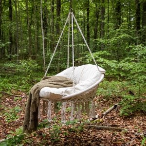 Nohr Hangstoel 'Aracely' kleur Wit