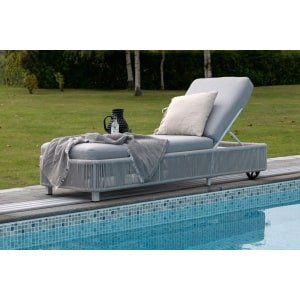 Nohr Ligbed 'Sauel' kleur Grijs/Wit