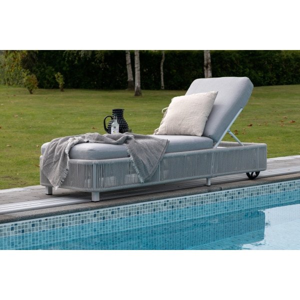 Nohr Ligbed 'Sauel' kleur Grijs/Wit