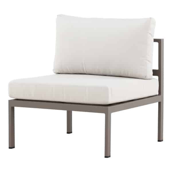 Nohr Loungeset 'Lasheka' Middenmodule, kleur Beige/Bruin
