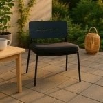 Nohr Loungestoel 'Adon' kleur Zwart