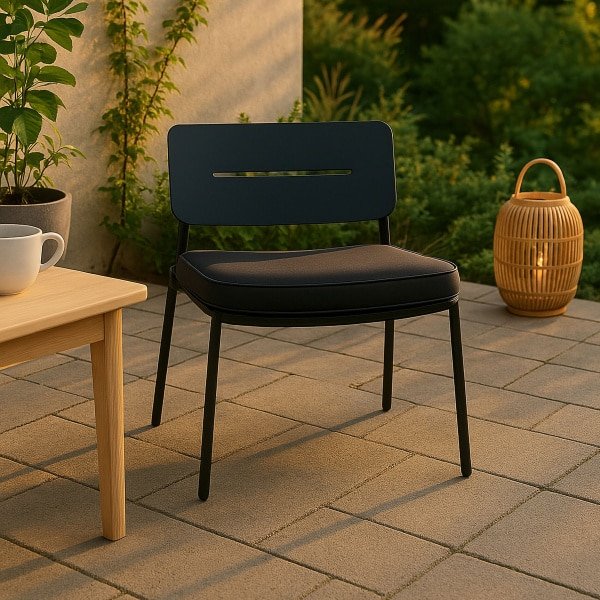 Nohr Loungestoel 'Adon' kleur Zwart