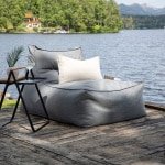 Nohr Outdoor Loungestoel 'Carlson' kleur Donkergrijs