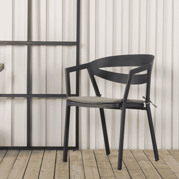 Nohr Tuinstoel 'Jalisa' kleur Zwart