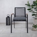 Nohr Tuinstoel 'Marye' kleur Zwart