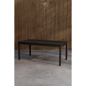Nohr Tuintafel Amberia Teakhout, 180 x 90cm - Zwart