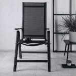 Nohr Verstelbare Tuinstoel 'Candise' kleur Zwart