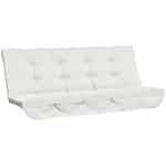 Outsunny kussenset voor veranda, weerbestendig, perfect voor schommelstoelen, comfortabel zitkussen, 170 cm, beige | Aosom.nl