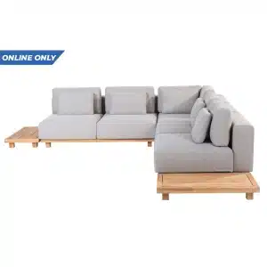 Paradiso loungeset met teak bijtafels