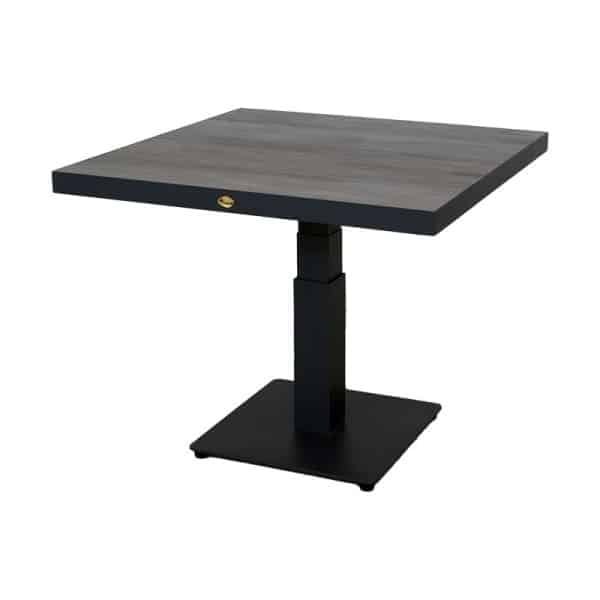 Pine Valley verstelbare lounge tafel midnight grey 90 x 90 cm Oosterik Home - Oosterik home