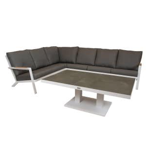 Qopps Okion loungeset met Gazoo in hoogte verstelbare tafel