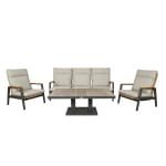 Qopps Yvori loungeset met Camos up down tuintafel