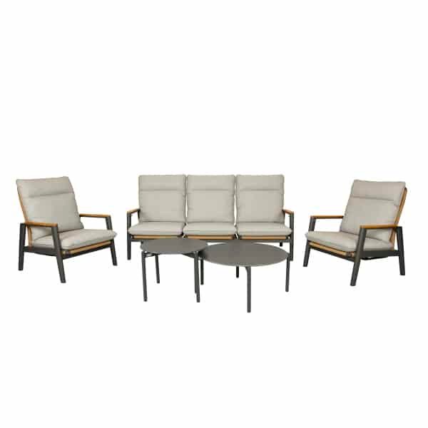 Qopps Yvori loungeset met Dagoo koffietafeltjes