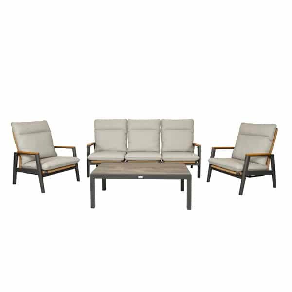 Qopps Yvori loungeset met Devis koffietafel