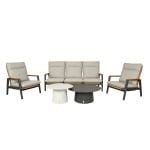 Qopps Yvori loungeset met Okios koffietafeltjes