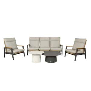 Qopps Yvori loungeset met Okios koffietafeltjes