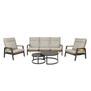 Qopps Yvori loungeset met Soman koffietafel set