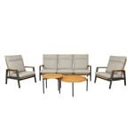 Qopps Yvori loungeset met chiva koffietafeltjes