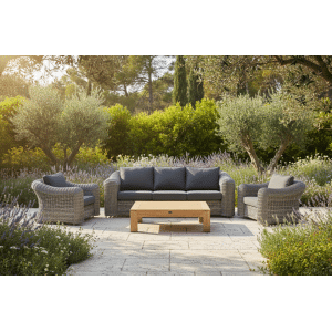 SenS-Line Wicker DaVinci loungeset 4-delig - nog 1 stuk beschikbaar!- - Wicker- Sens-Line