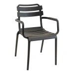 Stapelstoel torvi zwart