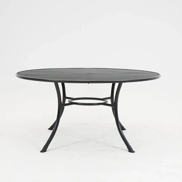 Tafel basic strekmetaal rond d150 antraciet