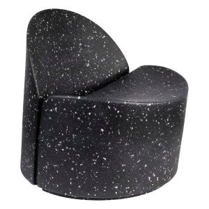 Zuiver Outdoor Fauteuil 'Bloom' kleur Zwart Galaxy
