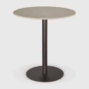 Ethnicraft Outdoor Bistrotafel Blend Beton, 70cm - Lichtgrijs