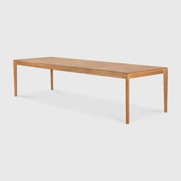Ethnicraft Tuintafel 'Bok' Teakhout, 300 x 110cm, kleur Naturel