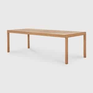 Ethnicraft Tuintafel 'Jack' Teakhout, 300 x 110cm, kleur Naturel