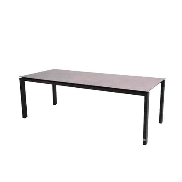 Goa tafelframe Antracite met HPL tafelblad Light Grey 220 x 95 cm 4SO - 4so