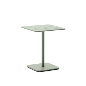 Kave Home Outdoor Bistrotafel 'Brai' Staal, 70 x 70cm, kleur Turquoise