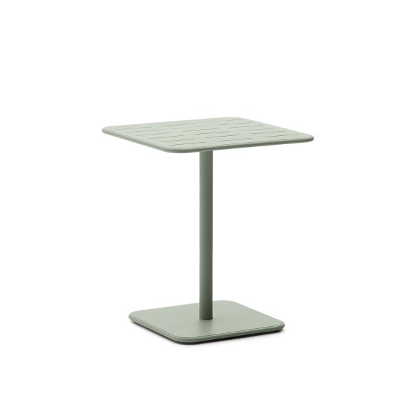 Kave Home Outdoor Bistrotafel 'Brai' Staal, 70 x 70cm, kleur Turquoise