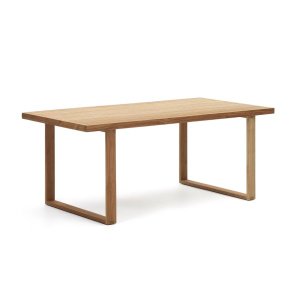 Kave Home Outdoor Eettafel 'Canadell' Teakhout, 180 x 90cm