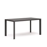 Kave Home Tuintafel 'Culip' 150 x 77cm, kleur Donkergrijs