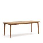 Kave Home Tuintafel 'Maset' Eucalyptushout, 225 x 100cm