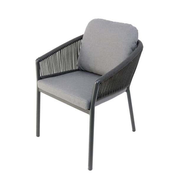 Lakeshore dining stoel midnight grey Oosterik Home - Oosterik home