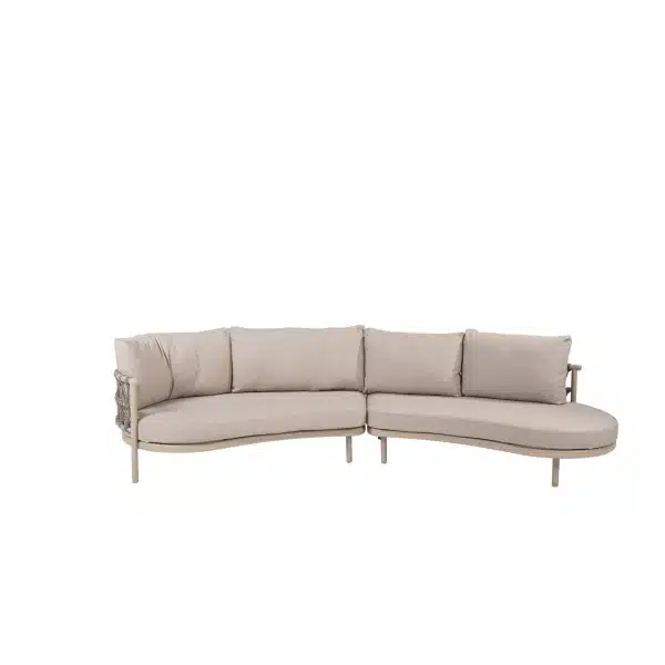 Loungeset Piacenza Latte Set 2 delig 2 zits Chaise Lounge Kussens 4SO Bank Buiten 4 Seasons Outdoor