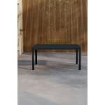 Nohr Uitschuifbare Tuintafel 'Lace' 160/240 x 100cm, kleur Zwart